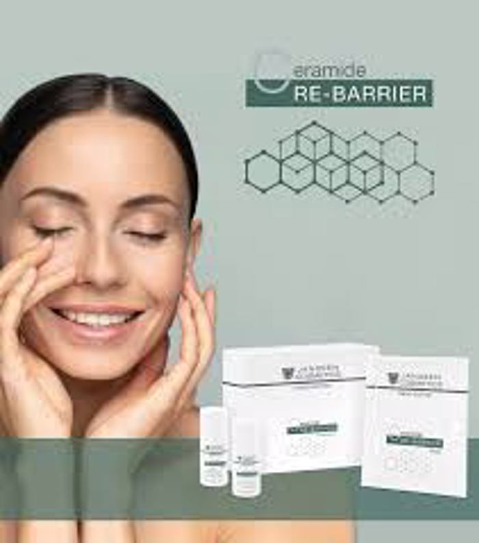 JANSSEN COSMETICS Ceramide Re-Barrier Treatment Kit (3 Proϊonta) Suggratisi tis ugasias kai Enisxusi tou udatikou Fragou Home care 15 ml+30 ml+5 sheets